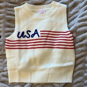 Pink Lily USA Sweater Vest